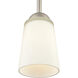 Ivey Lake 1 Light 4.75 inch Satin Nickel Indoor Pendant Ceiling Light